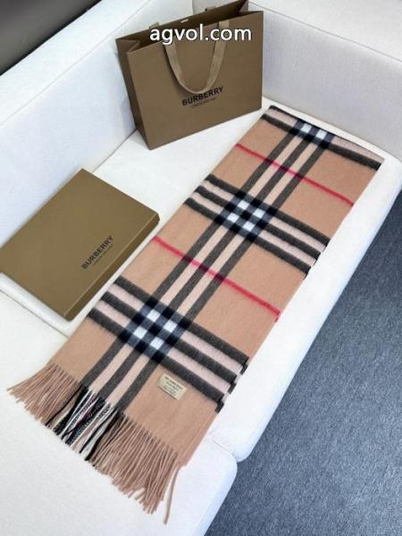 BURBERRYバーバリー爆金定番小格子大ストール男女兼用 2