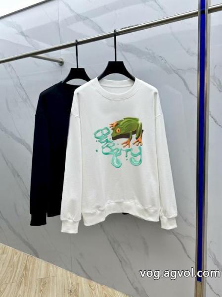 バーバリー2025秋冬ヨーロッパコーナー新作カジュアル長袖Tシャツパーカー 0 