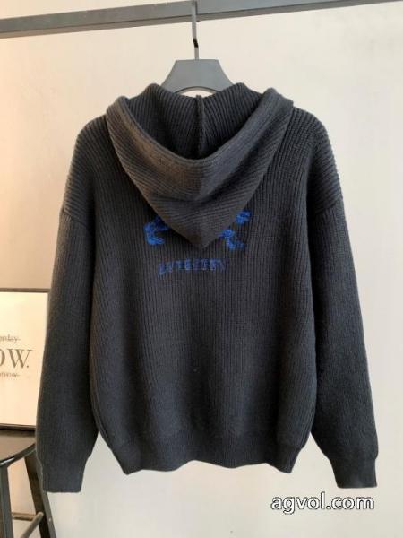通販 ブランドキャップ付きセーター販路限定モデルクラシックな雰囲気のトップスBURBERRY 5 