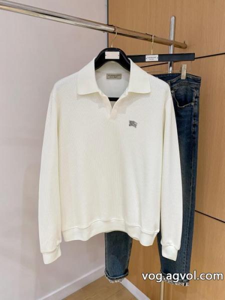 BURBERRY新作秋冬カジュアルニット開襟セーター 0 