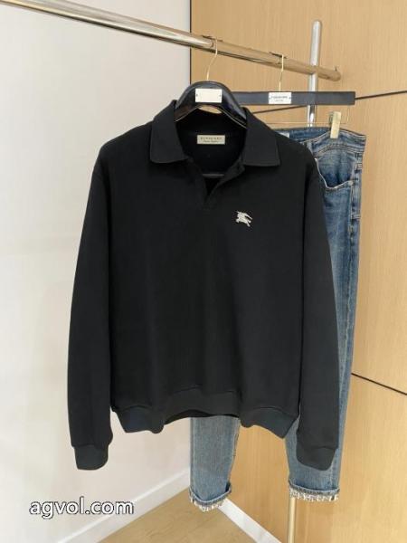 BURBERRY新作秋冬カジュアルニット開襟セーター 2