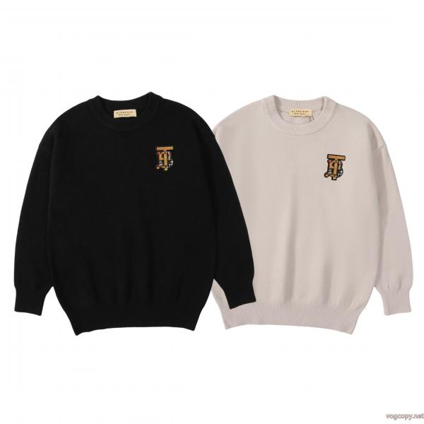 BURBERRY歯ブラシ刺繍ロゴニットセーター 0 
