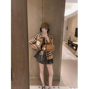 BURBERRY定番オーダーメイドラシャチェックジャケットベースボールコート