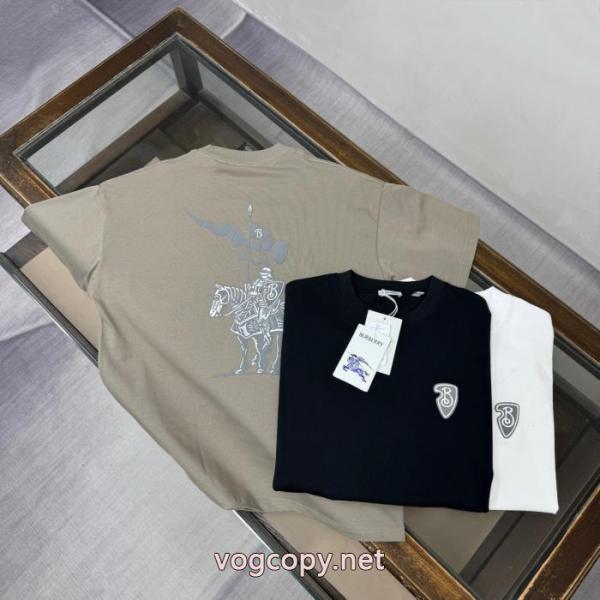 ブランド コピー 激安半袖TシャツBURBERRY一味違うデザイン 2026SS大人OK 定番品質保証 5 