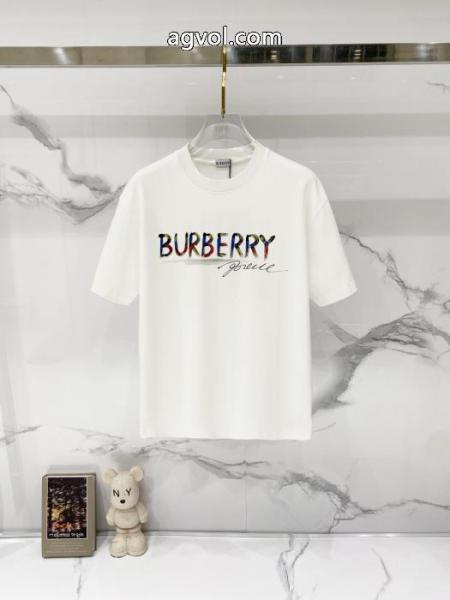 BURBERRYコピー 商品 販売半袖Tシャツカジュアルなスタイル 爆発的通販 海外セレブ定番愛用 3