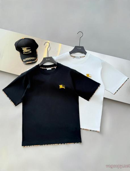風通しの良いフレア 韓国の人気 262026新作入手困難半袖Tシャツバーバリーブランド コピー 販売 0