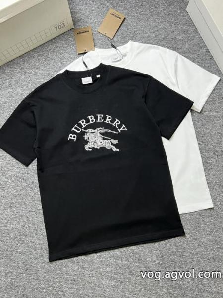 激安 ブランド大胆なデザイン 2026大活躍 ナチュラル半袖TシャツBURBERRY 0 