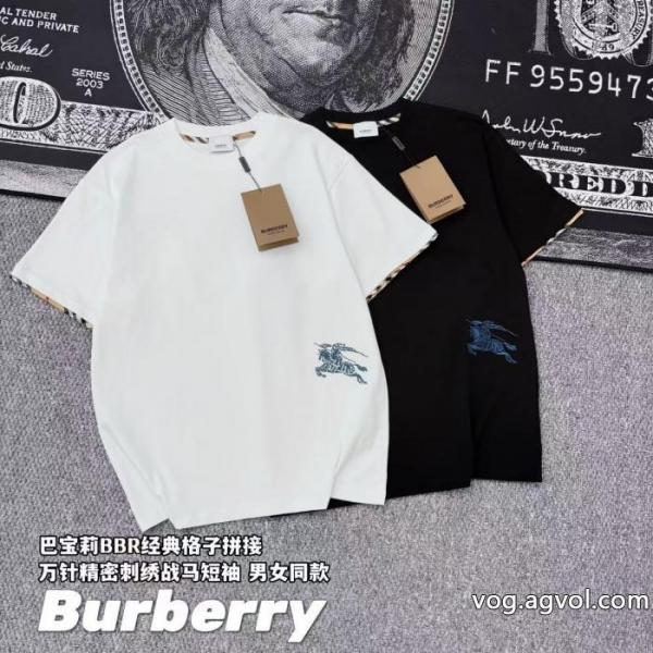 完売間近 新作限定極上エレ女 上品カジュアルな雰囲気に半袖TシャツBURBERRYブランド 偽物 激安 0 