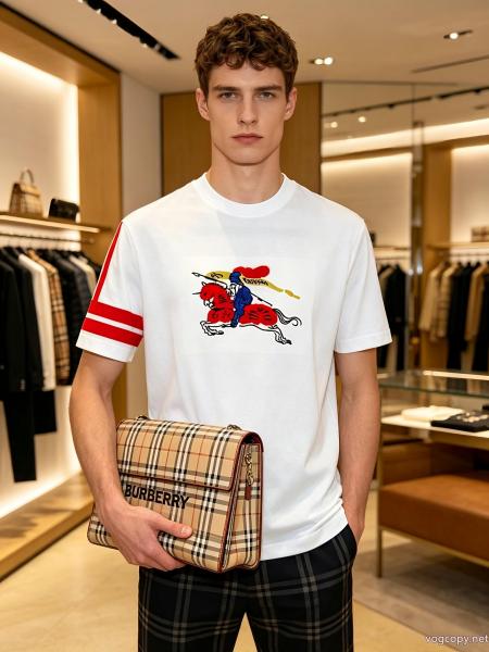 2026限定モデル 実用的 海外セレブ定番愛用 BURBERRY半袖Tシャツブランド コピー 通販 0 