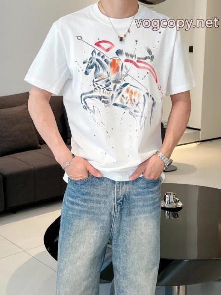 半袖Tシャツブランド コピー 着払いBURBERRYハイクオリティー 上品な印象 人気雑誌掲載 5 