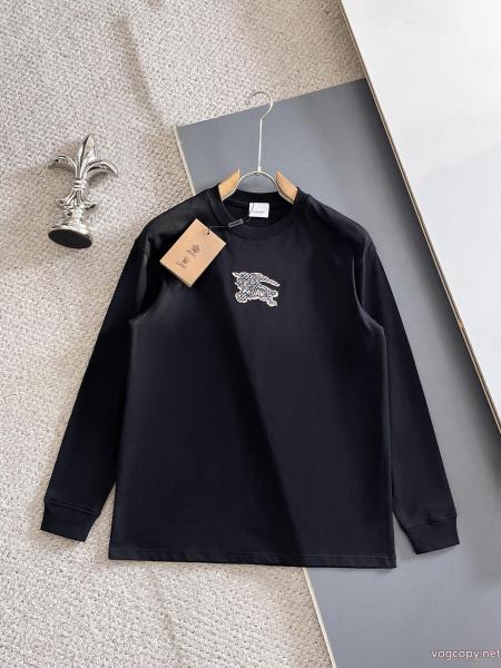 偽 ブランド サイト大人気可愛い 海外限定 夏に最強アイテム長袖TシャツBURBERRY 0 