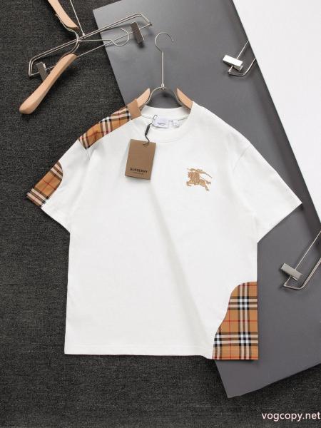 通年使えるアイテム 今流行 ギフト用最適ブランド 激安半袖TシャツBURBERRY 0 