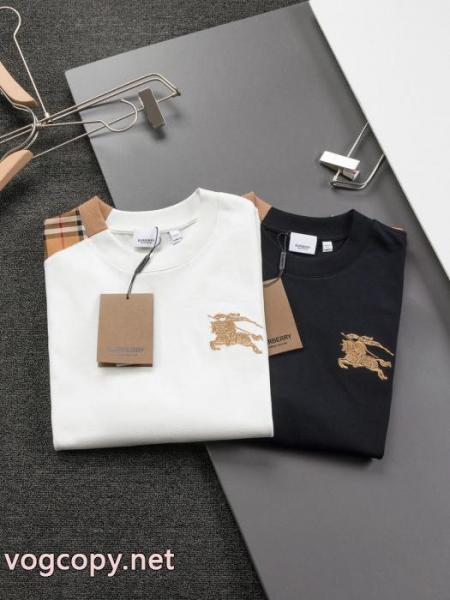 通年使えるアイテム 今流行 ギフト用最適ブランド 激安半袖TシャツBURBERRY 5 