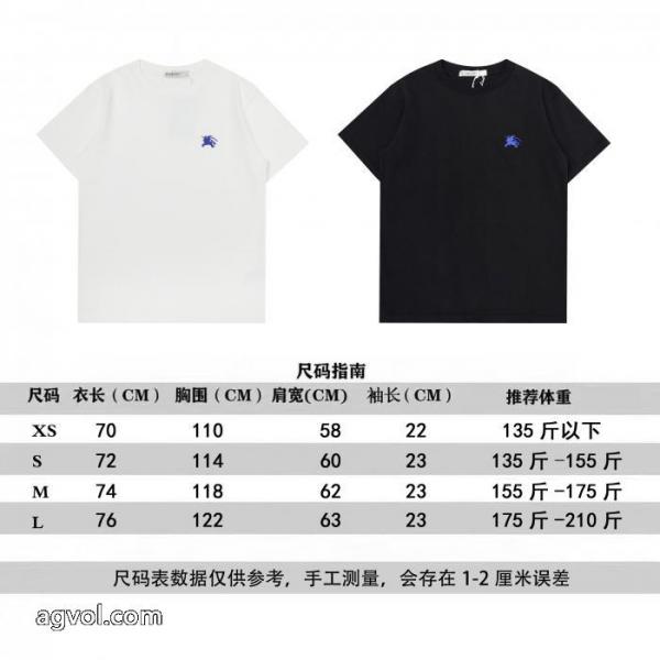 BURBERRYHOT人気 品質保証得価 数量限定爆買い半袖Tシャツブランド 偽物 4