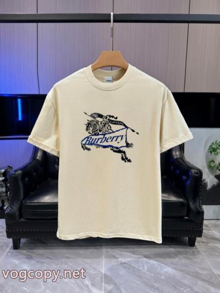 ブランド フェイク半袖Tシャツリッチな印象に お得低価 優等品BURBERRY 1