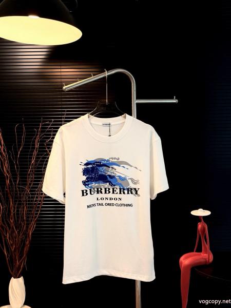 ブランド レプリカ手触りがいい 個性的なデザイン シンプル派半袖TシャツBURBERRY 0