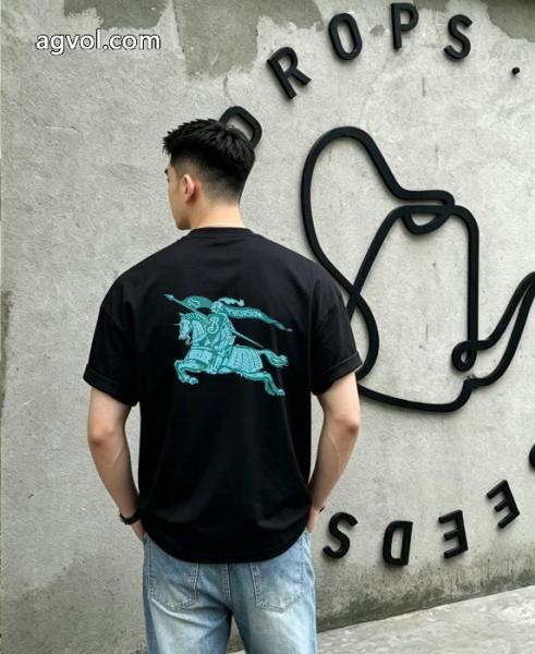 BURBERRY偽 ブランド 販売人気定番低価 お洒落スタイル レビュー高い半袖Tシャツ 5