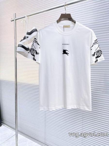 セレブも多数愛用 人気上昇中 唯一無二の存在BURBERRY偽物 通販半袖Tシャツ 0