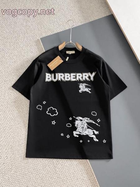 BURBERRY半袖Tシャツ大評判のデザイン 注目!26-26AW 爆発的な人気偽物 ブランド ショップ 3