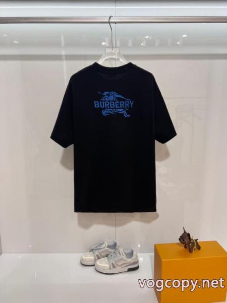 激安新作 大人気希少 相性抜群のコンビ半袖TシャツBURBERRYブランド スーパー コピー 5