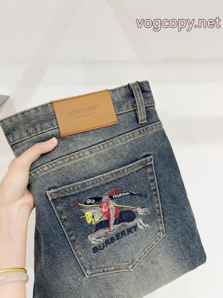 人気定番最新作 大人の色味 上品な印象BURBERRYブランド コピー 販売 店ジーンズ 1