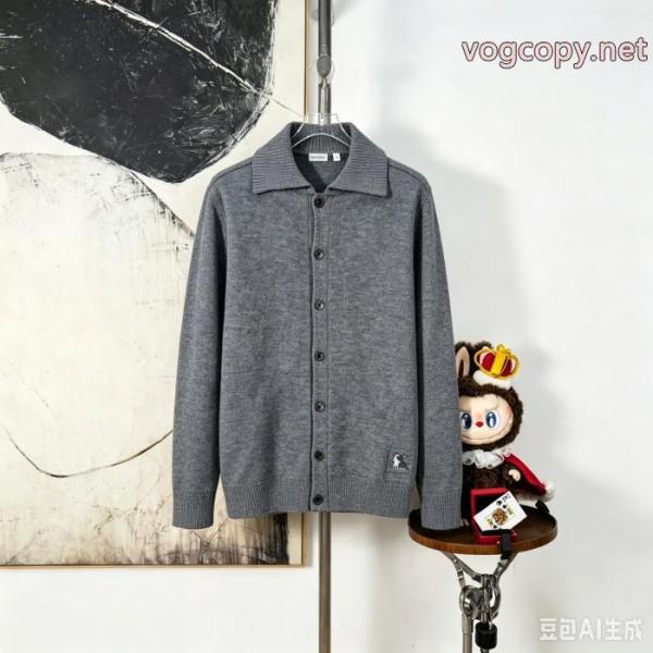 今年大人気 カジュアルなのに高感度が高く 使い勝手偽 ブランド 通販BURBERRYニットコート 2