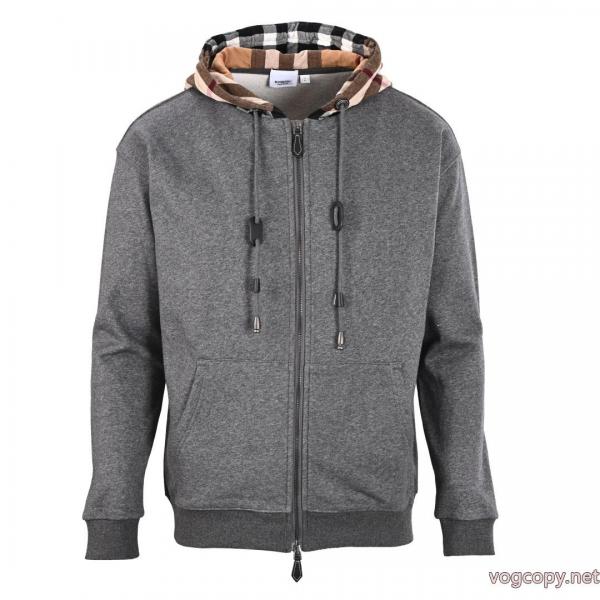 Burberry/バーバリーBBRチェックパッチワークジップパーカー 0