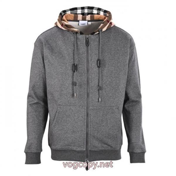 Burberry/バーバリーBBRチェックパッチワークジップパーカー 1