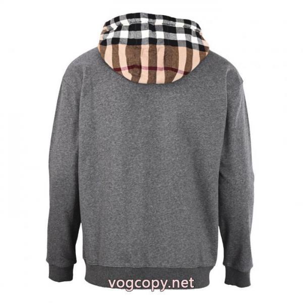 Burberry/バーバリーBBRチェックパッチワークジップパーカー 2