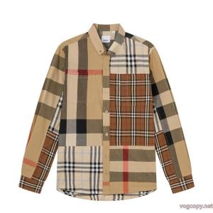 今シーズン新作 注目のポイント VIPセールで破格長袖シャツBURBERRYブランド レプリカ