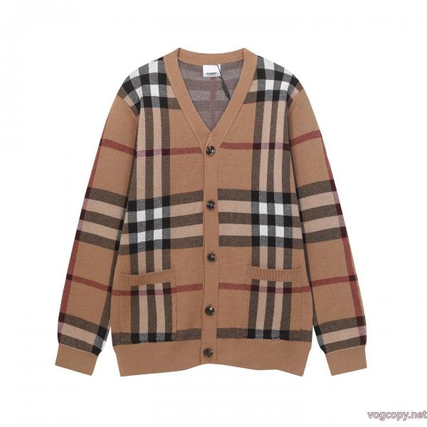 Burberry/バーバリーの新作ウールカーディガンジャケット 0