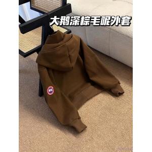 Canada Goose/ガチョウ2026 ss新作ツイードキャップコート